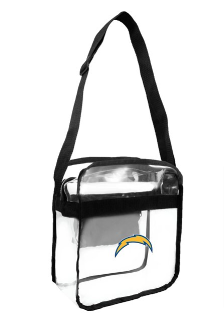 Los Angeles Chargers Clear Carryall Crossbody Stadium Tote Bag - THE 4TH QUARTER