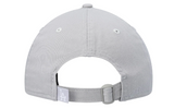 Los Angeles Dodgers Strapback New Era 9Twenty Womens Adjustable Grey Monotone Cap Hat