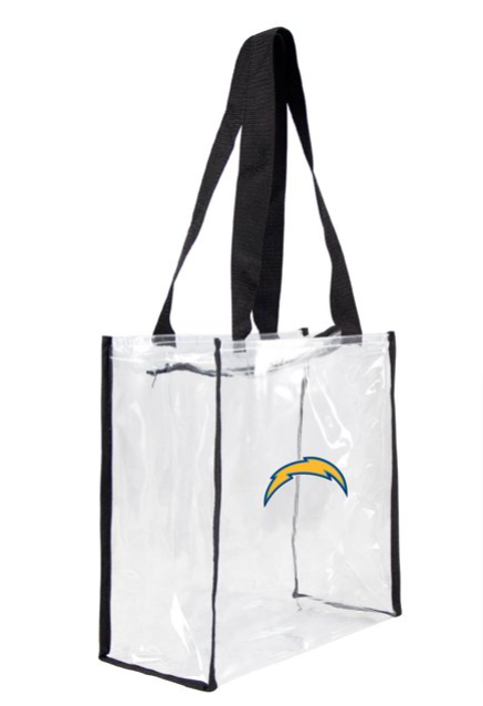 Los Angeles Chargers Clear Square Stadium Tote Bag - THE 4TH QUARTER