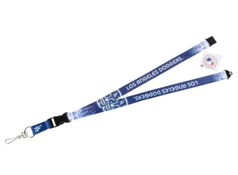Los Angeles Dodgers Keychain Badge Lanyard Tickets Holder Sugar Skull