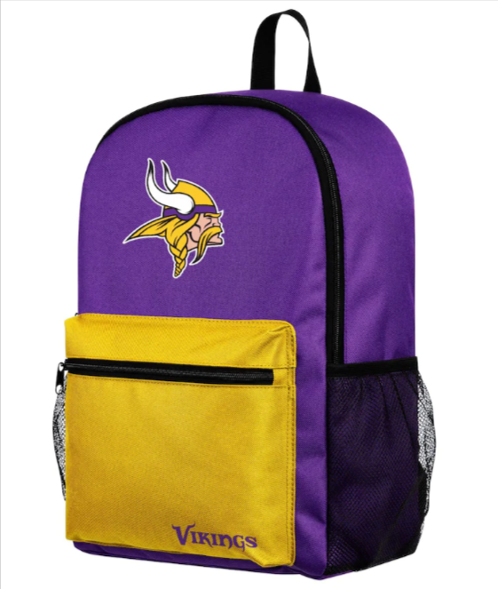 Minnesota Vikings Colourblock Backpack - THE 4TH QUARTER