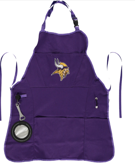 Minnesota Vikings Purple Four-Pocket Apron - THE 4TH QUARTER