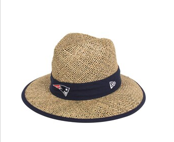 New England Patriots New Era Safari Training Straw Hat