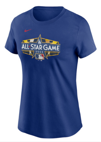 Los Angeles Dodgers Womens T-Shirt Blue 2022 All-Star Game Tee