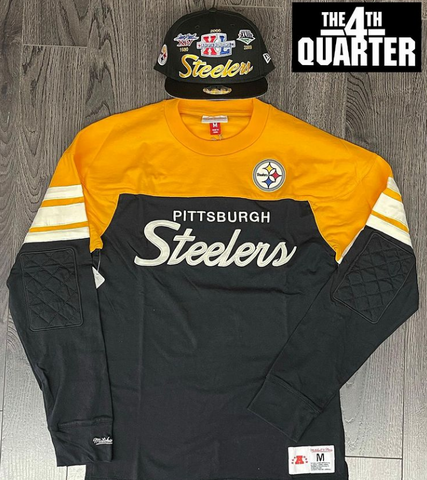Pittsburgh Steelers Mens Mitchell & Ness Special Script Long Sleeve