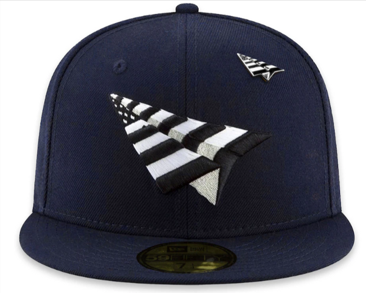 Paper Planes Fitted New Era 59Fifty Navy Hat Cap - THE 4TH QUARTER