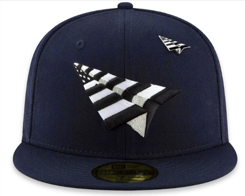Paper Planes Fitted New Era 59Fifty Navy Hat Cap