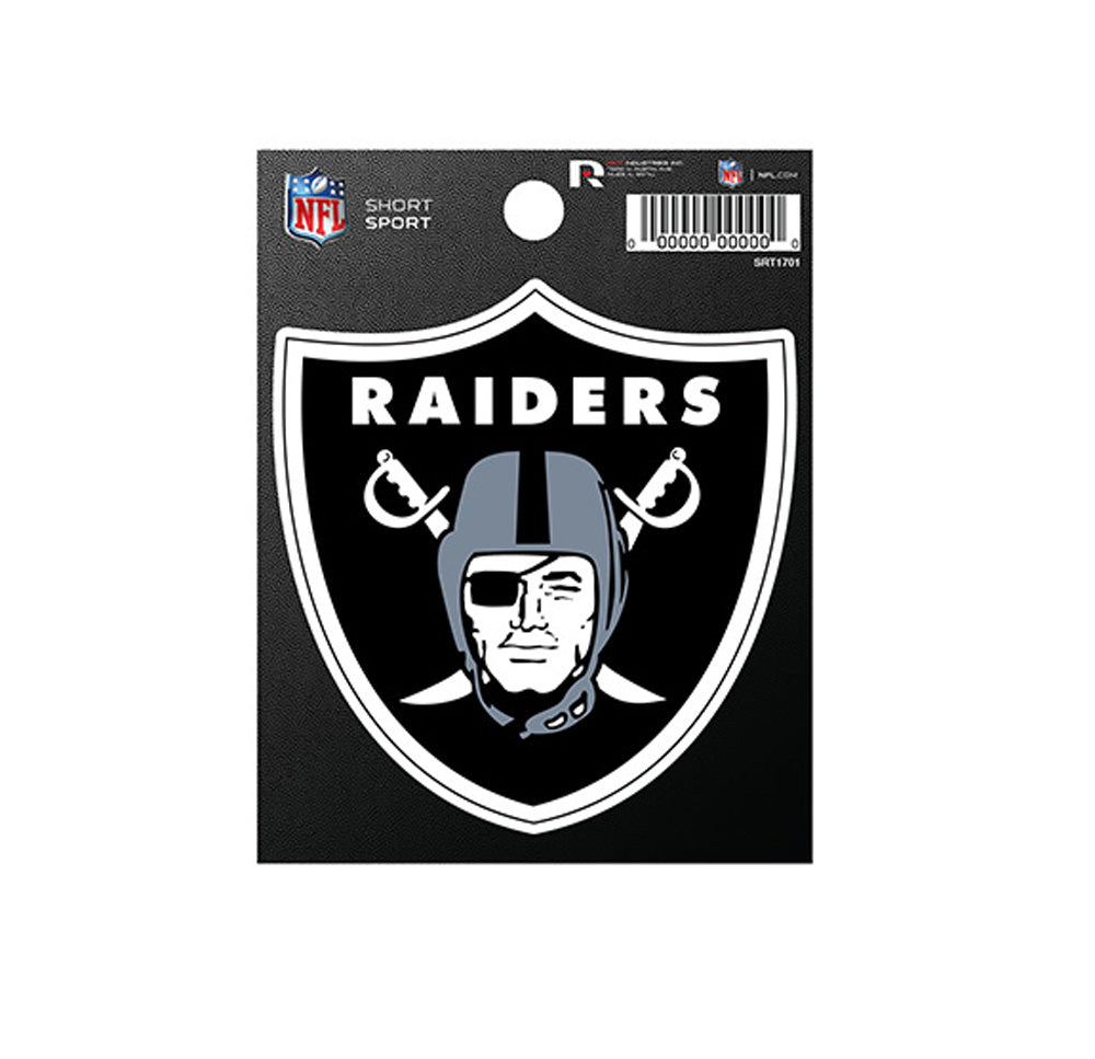 Oakland Raiders Small Sticker Short Sport - THE 4TH QUARTER