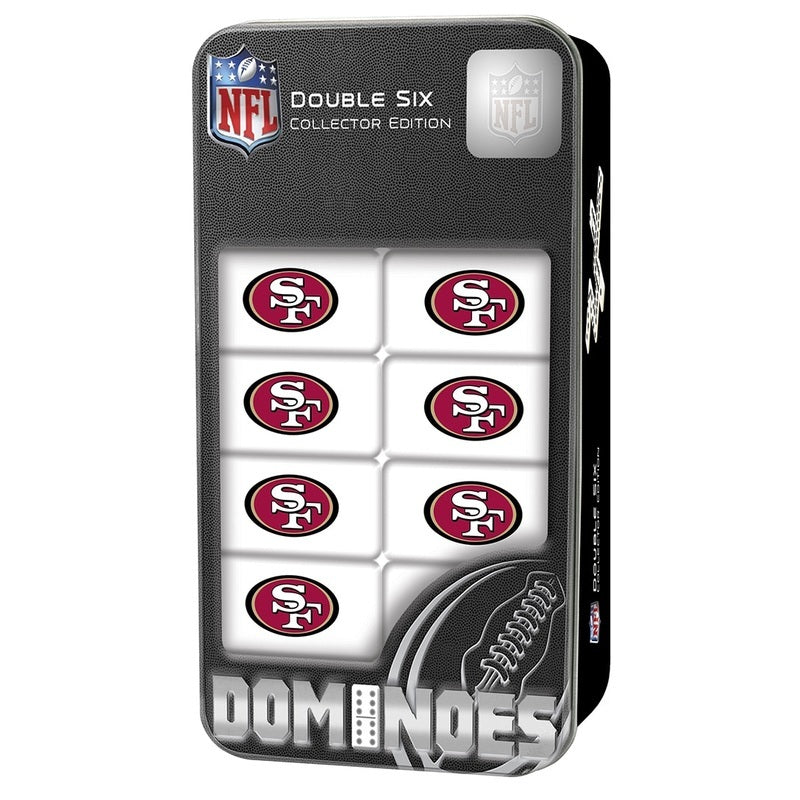 San Francisco 49ers Double Six Dominoes Set - THE 4TH QUARTER
