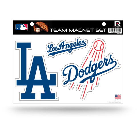 Los Angeles Dodgers 3 Piece Team Magnet Set