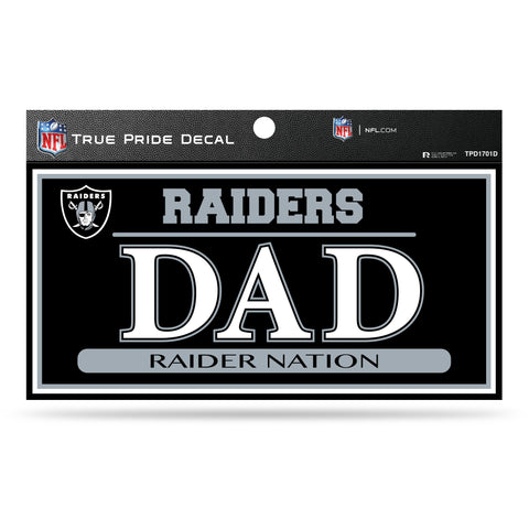 Las Vegas Raiders True Pride Decal 3x6 DAD