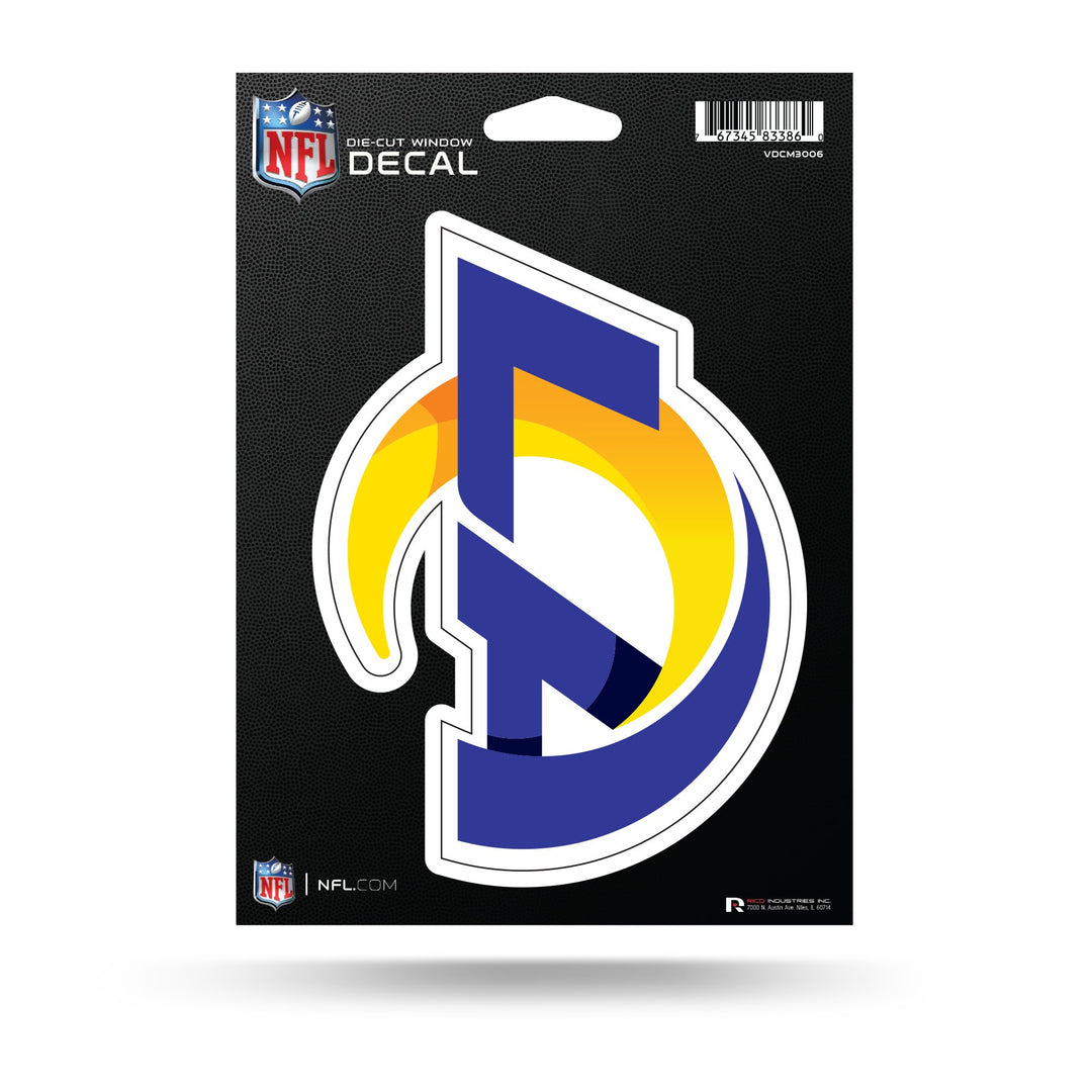 Los Angeles Rams Decal Medium Die Cut New Logo - THE 4TH QUARTER