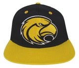 Southern Mississippi Golden Eagles Snapback Logo Retro Cap Hat Black Yellow