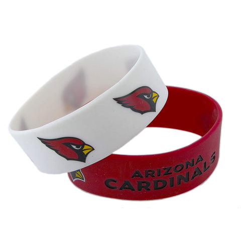 Arizona Cardinals Bulk Bandz Wide Bracelet 2 Pack