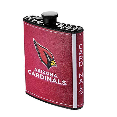 Arizona Cardinals 7oz. Logo Wrapped Plastic Hip Flask