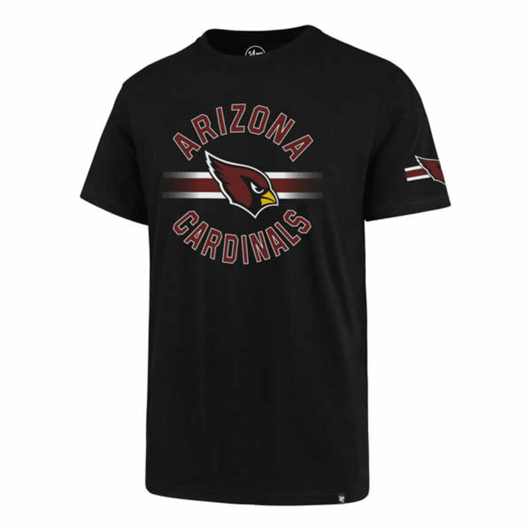 Arizona Cardinals Men's 47 Brand Looper Super Rival T-Shirt Black - THE 4TH QUARTER