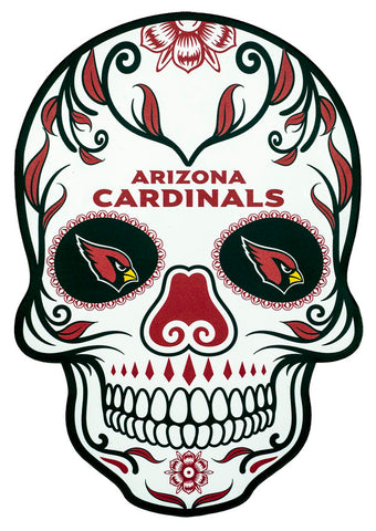 Arizona Cardinals Decal Skull Logo 7X5  Sticker