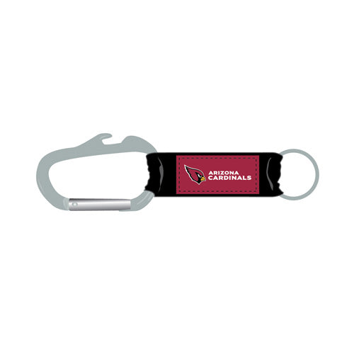Arizona Cardinals Wordmark Keychian Carabiner and Bottle Opener - THE 4TH QUARTER