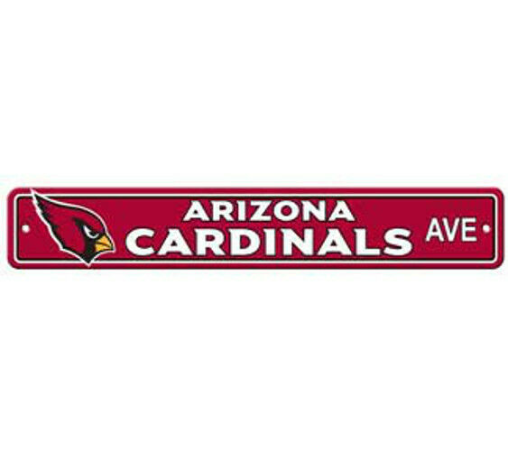 Arizona Cardinals AVE Bar Home Decor Plastic Street Sign - THE 4TH QUARTER