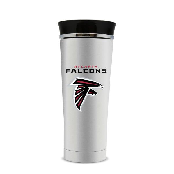 Atlanta Falcons 18oz Stainless Steel Free Flow Tumbler Travel Mug Cup - THE 4TH QUARTER