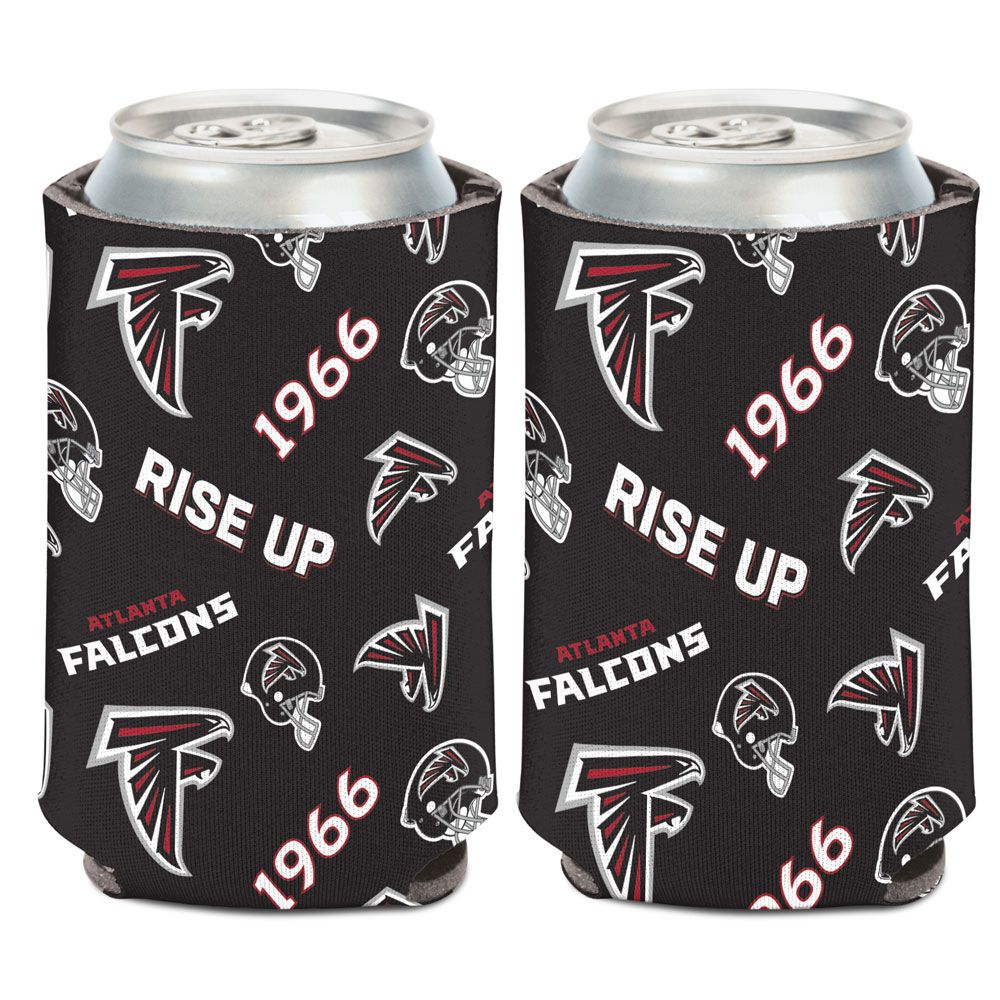 Atlanta Falcons 12oz Scatterprint Can Cooler Kaddy Holder - THE 4TH QUARTER