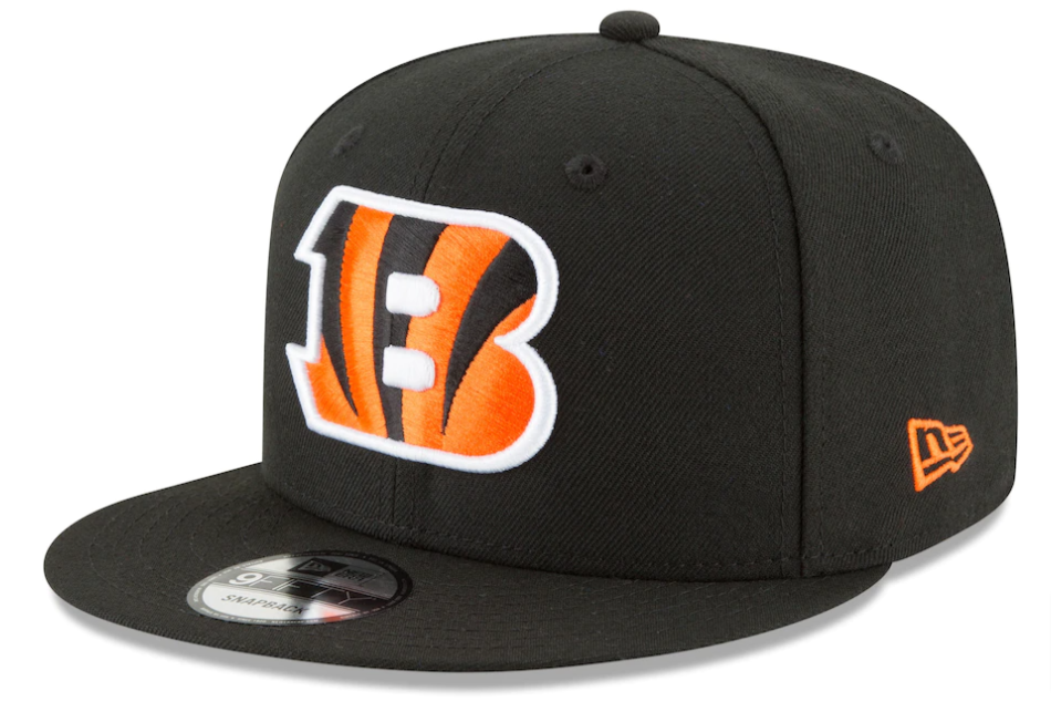 Cincinnati Bengals Snapback New Era 9FIFTY Basic Black Hat Cap - THE 4TH QUARTER