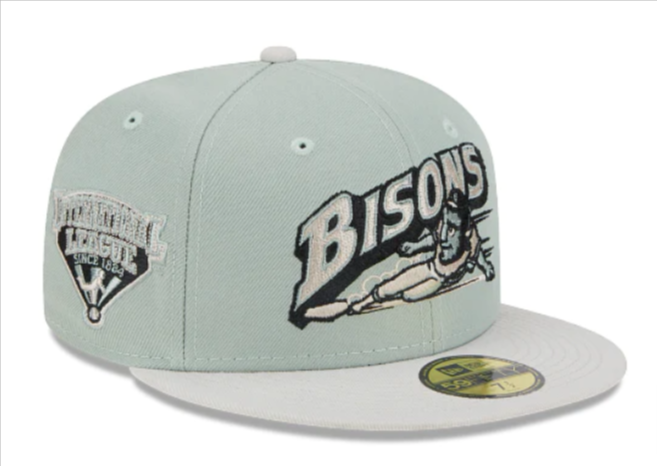 Buffalo Bisons Fitted New Era 59Fifty Hometown Roots Hat Cap - THE 4TH QUARTER