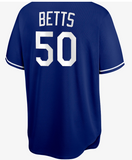Los Angeles Dodgers Men's #50 Mookie Betts Blue Jersey