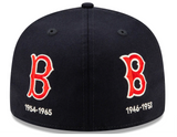 Boston Red Sox Fitted New Era 59Fifty Logo Evolution Cap Hat Blue