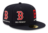 Boston Red Sox Fitted New Era 59Fifty Logo Evolution Cap Hat Blue