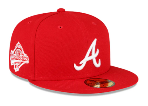 Atlanta Braves Fitted New Era 59Fifty 1995 World Series Red Hat Cap