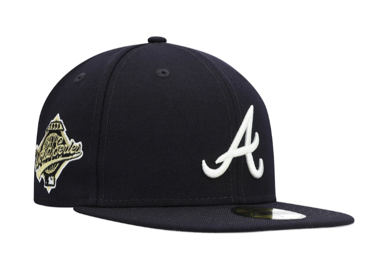 Atlanta Braves Fitted New Era 59Fifty 1995 World Series Navy Hat Cap - THE 4TH QUARTER