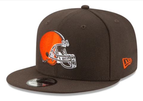 Cleveland Browns Snapback New Era 9Fifty Basic Brown Adjustable Hat