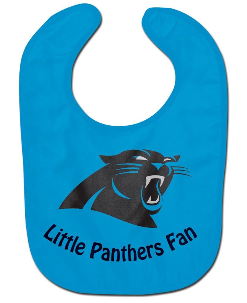 Carolina Panthers Little Fan Baby Bib - THE 4TH QUARTER