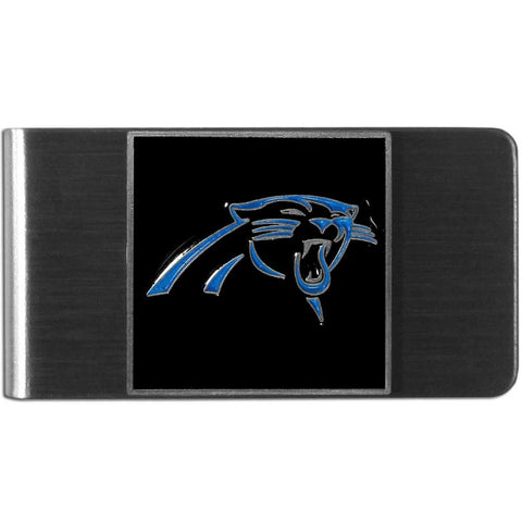 Carolina Panthers Stainless Steel Money Clip