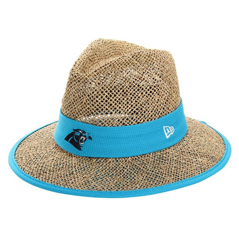 Carolina Panthers New Era Safari Training Straw Hat