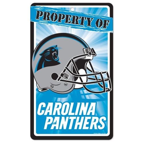 Carolina Panthers Bar and Home Decor Property of Sign - THE 4TH QUARTER