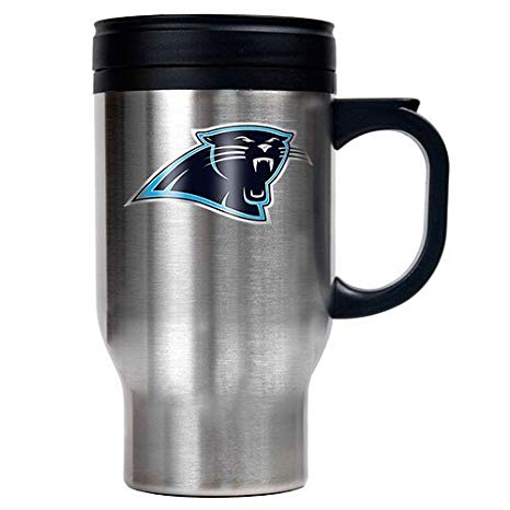 Carolina Panthers 16oz Stainless Steel Logo Tumbler Travel Mug Cup