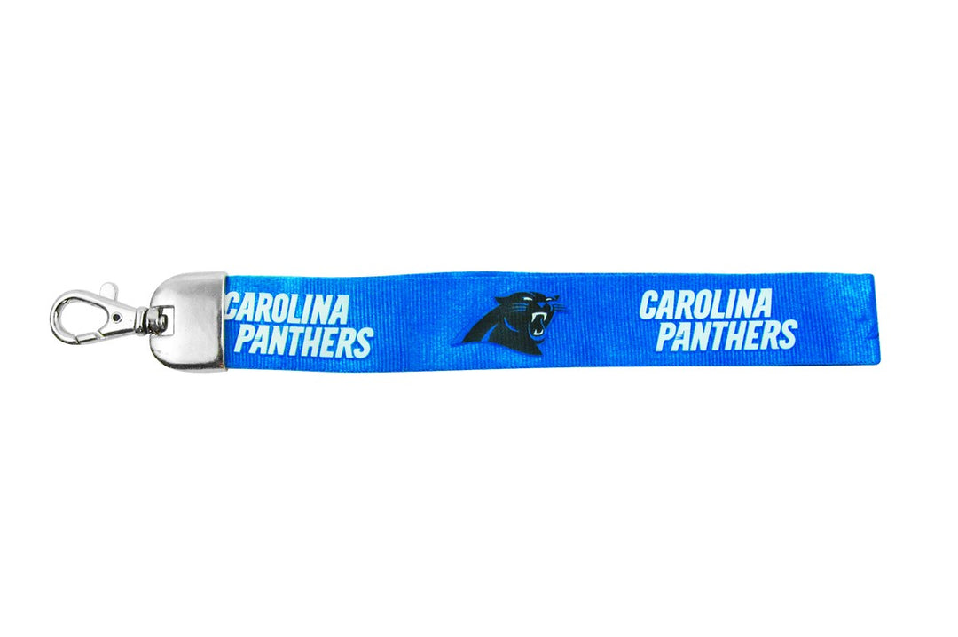 Carolina Panthers Keychain Wristlet Lanyard - THE 4TH QUARTER