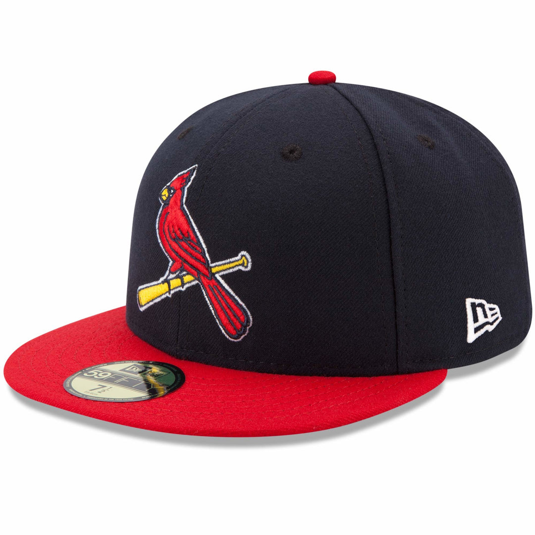 St. Louis Cardinals Fitted New Era 59Fifty 2 Tone Navy Red Cap Hat - THE 4TH QUARTER