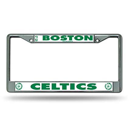 Boston Celtics Chrome Auto Licensed Plate Frame