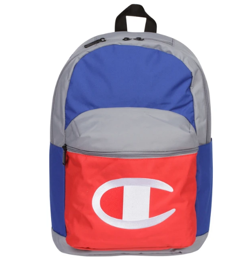 Champion Block Backpack Grey Multi THE 4TH QUARTER
