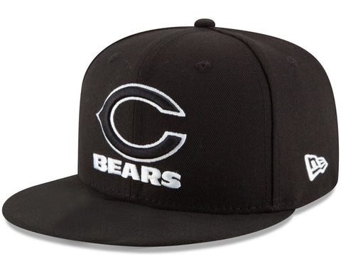 Chicago Bears Snapback New Era 9FIFTY Black White Hat Cap