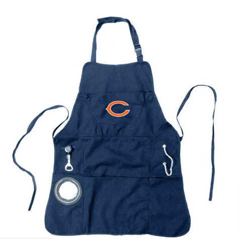 Chicago Bears Navy Four-Pocket Apron