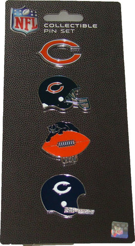 Chicago Bears Pin Set Logo Evolution Collectible