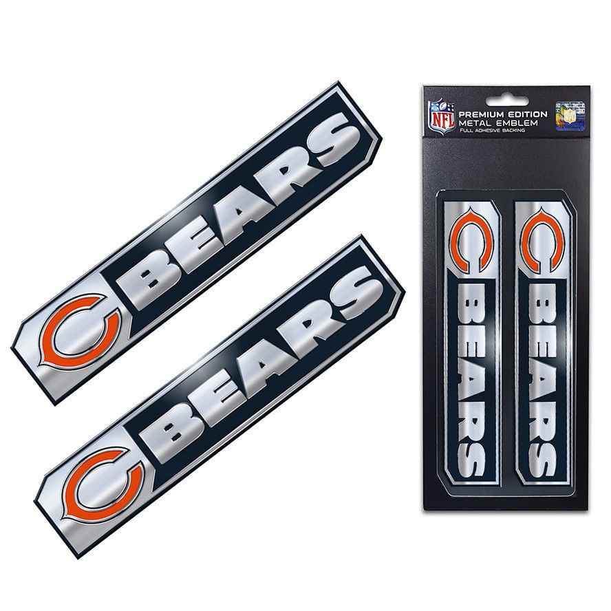 Chicago Bears Auto Truck Edition Badge Emblems - THE 4TH QUARTER