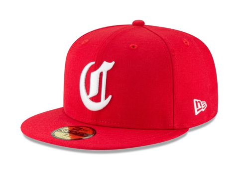 Cincinnati Reds Fitted New Era 59FIFTY Cooperstown Wool Red Cap Hat