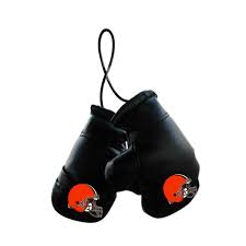 Cleveland Browns Mini Boxing Gloves - THE 4TH QUARTER