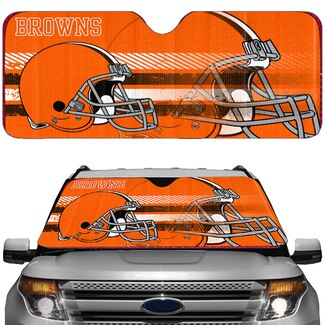 Cleveland Browns Auto Sun Shade - THE 4TH QUARTER