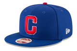 Indianapolis Clowns Fitted New Era 59Fifty Wool Classic Negro Leagues Hat Cap Blue